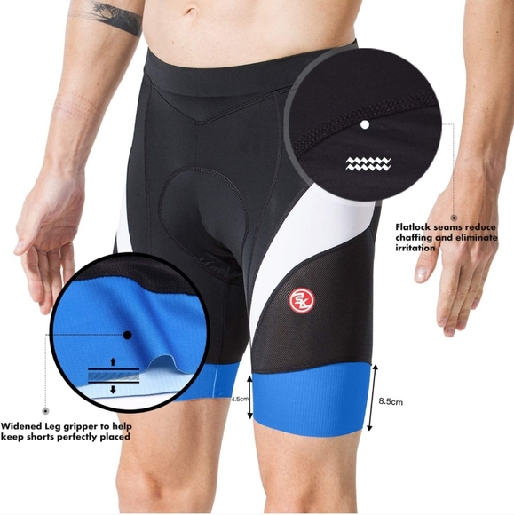 NEW Souke Sports Men's Cycling Shorts - Picture 4 of 8